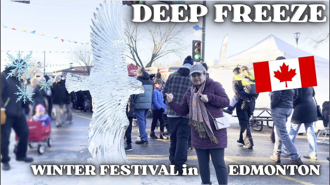 DEEP FREEZE Winter Festival in Edmonton Canada