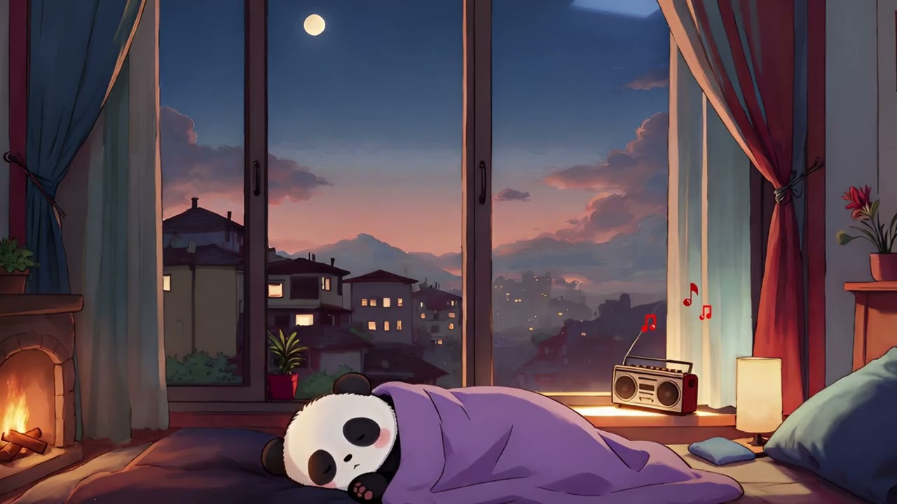 rest isn't a waste of time, its a necessity💤 | Chill Lo-fi Jazz w/ Fireplace for Sleep, Study, Focus