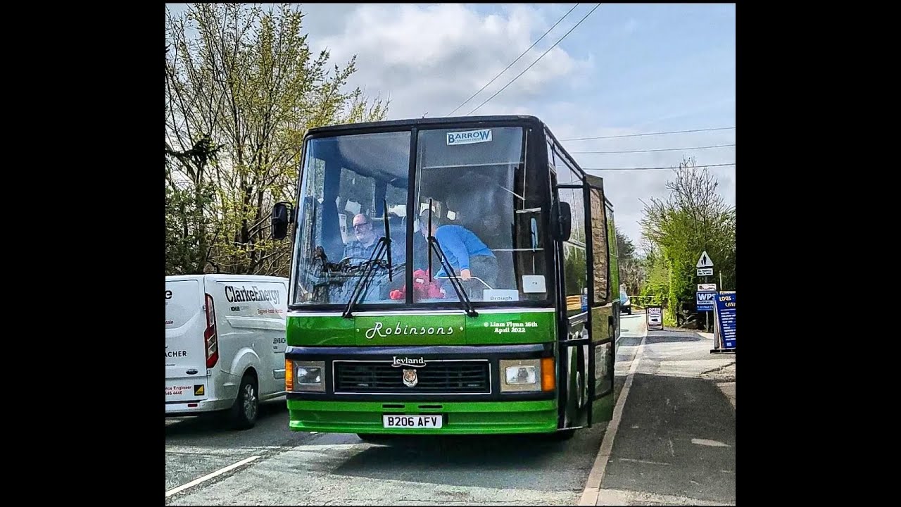 Robinsons Coaches Leyland Tiger TRCTL Duple Caribbean B206 AFV