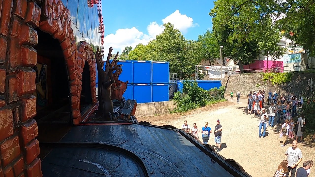 Geisterschloss Schneider Nülken Onride Erlangen Bergkirchweih 2024 [FULL HD]