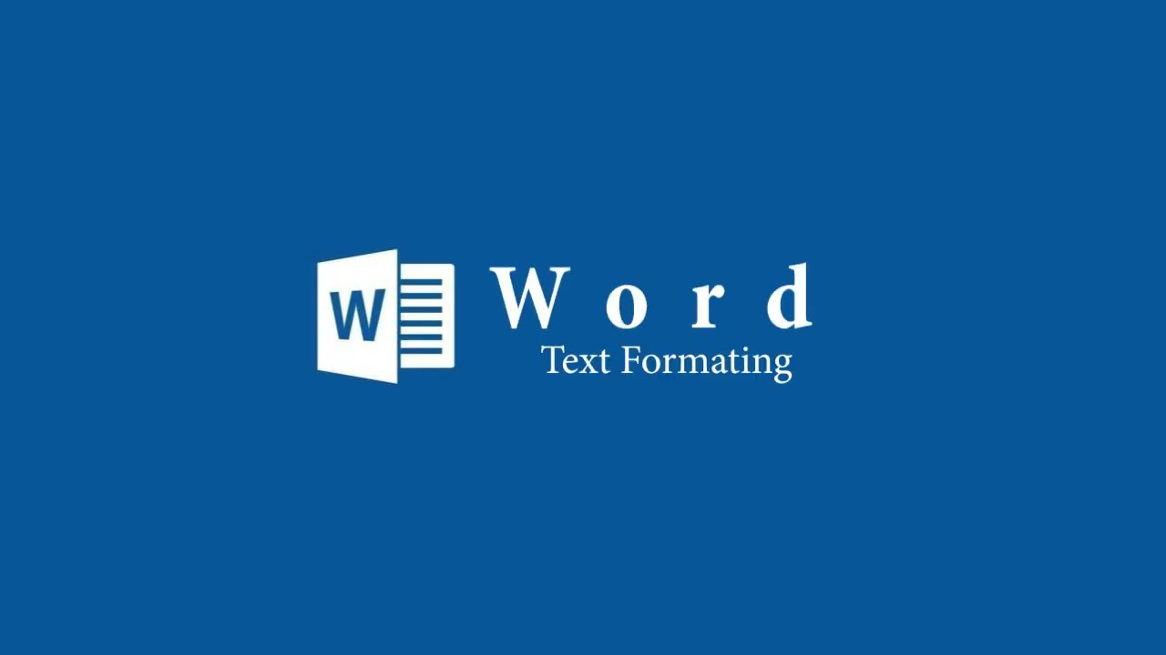 Working with Text Formatting