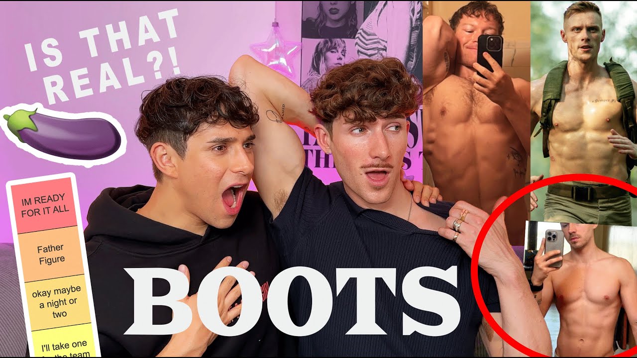 гей-пара оценивает каждого персонажа BOOTS 🥵💦 (не сдерживаюсь)