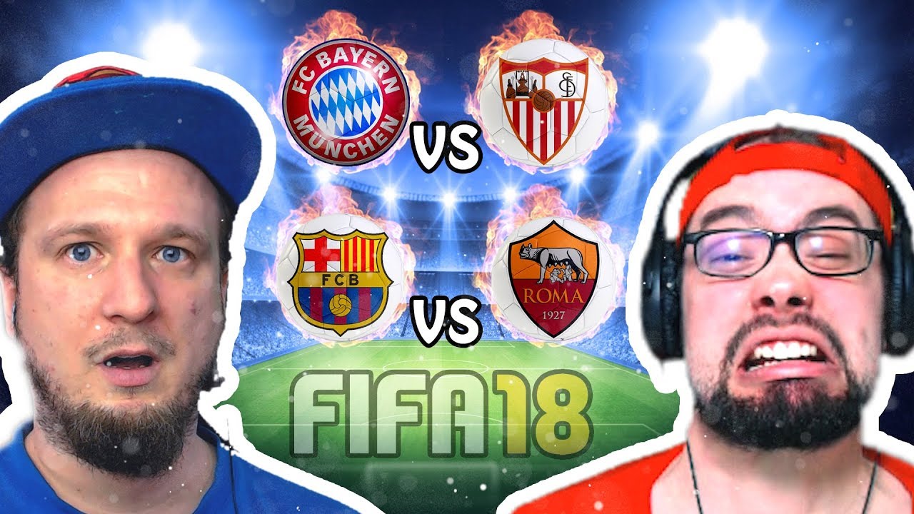 YOUTUBER DUELL | FC Bayern vs Sevilla | Barcelona vs AS Rom