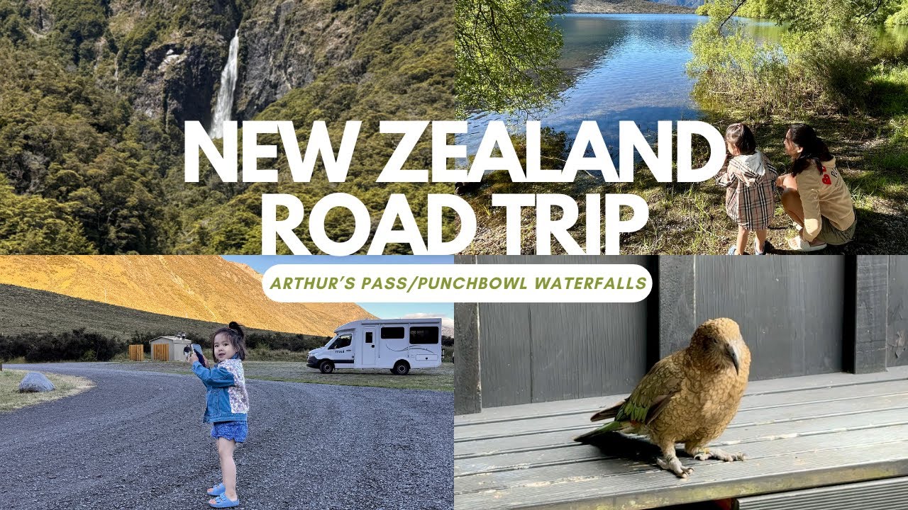 New Zealand Road Trip Part 2: Arthur’s Pass, Punchbowl Falls & RV Dinner at Lake Pearson