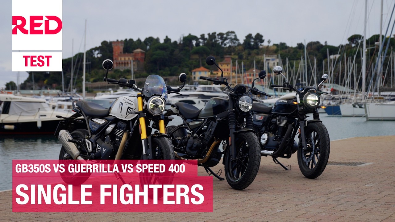 Retro single-cylinder challenge: Honda GB350S, Royal Enfield Guerrilla 450, Triumph Speed 400