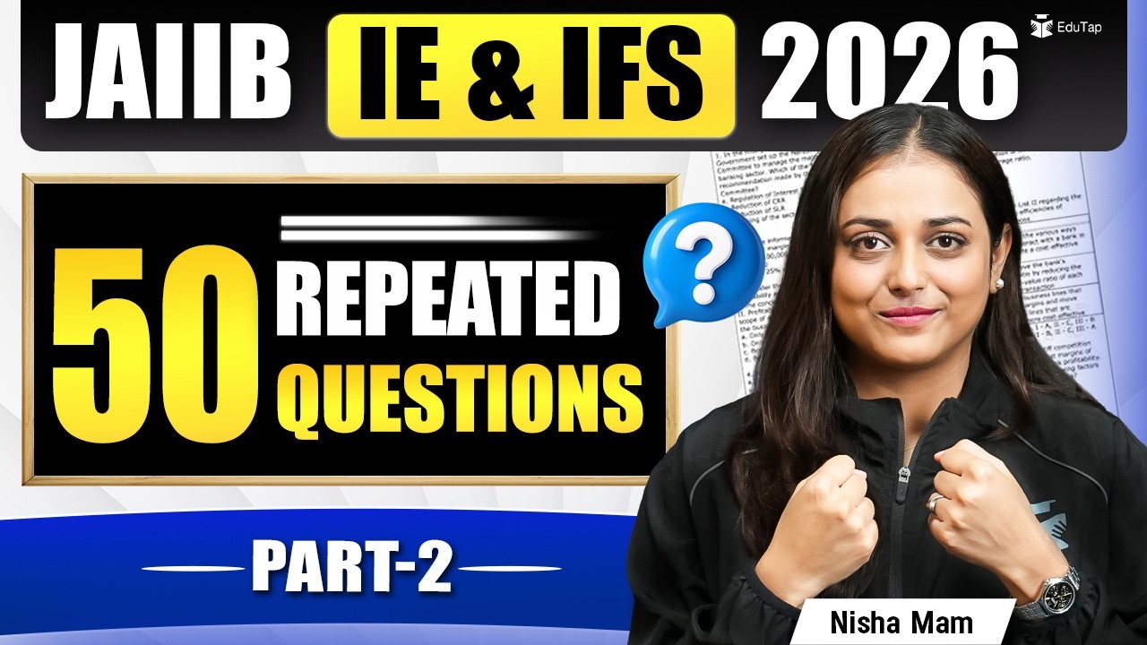 JAIIB IE and IFS Most Important Questions 2026 | JAIIB IE and IFS Important Topics & Modules MCQ,PYQ