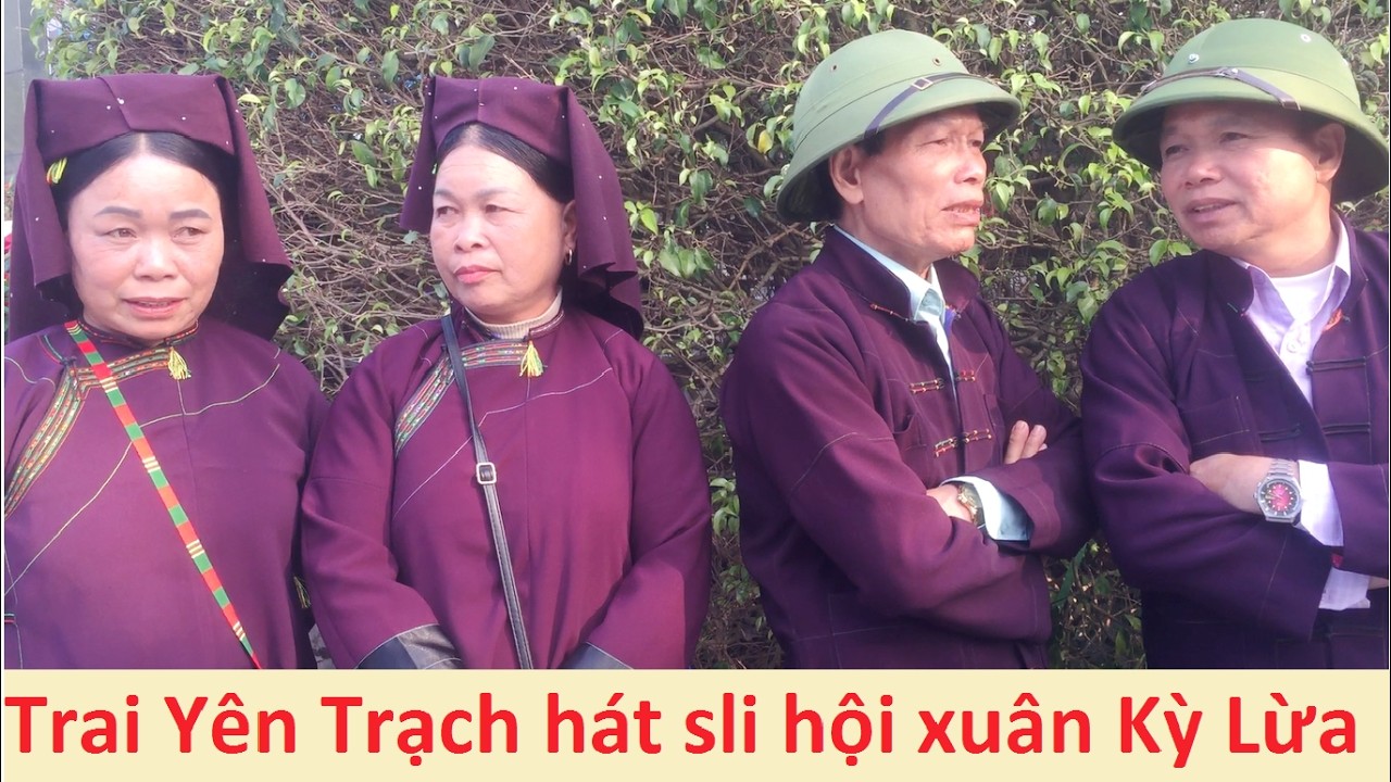 Hát sli hội Kỳ Lừa: Gái Miền Nam và trai Yên Trạch giao duyên