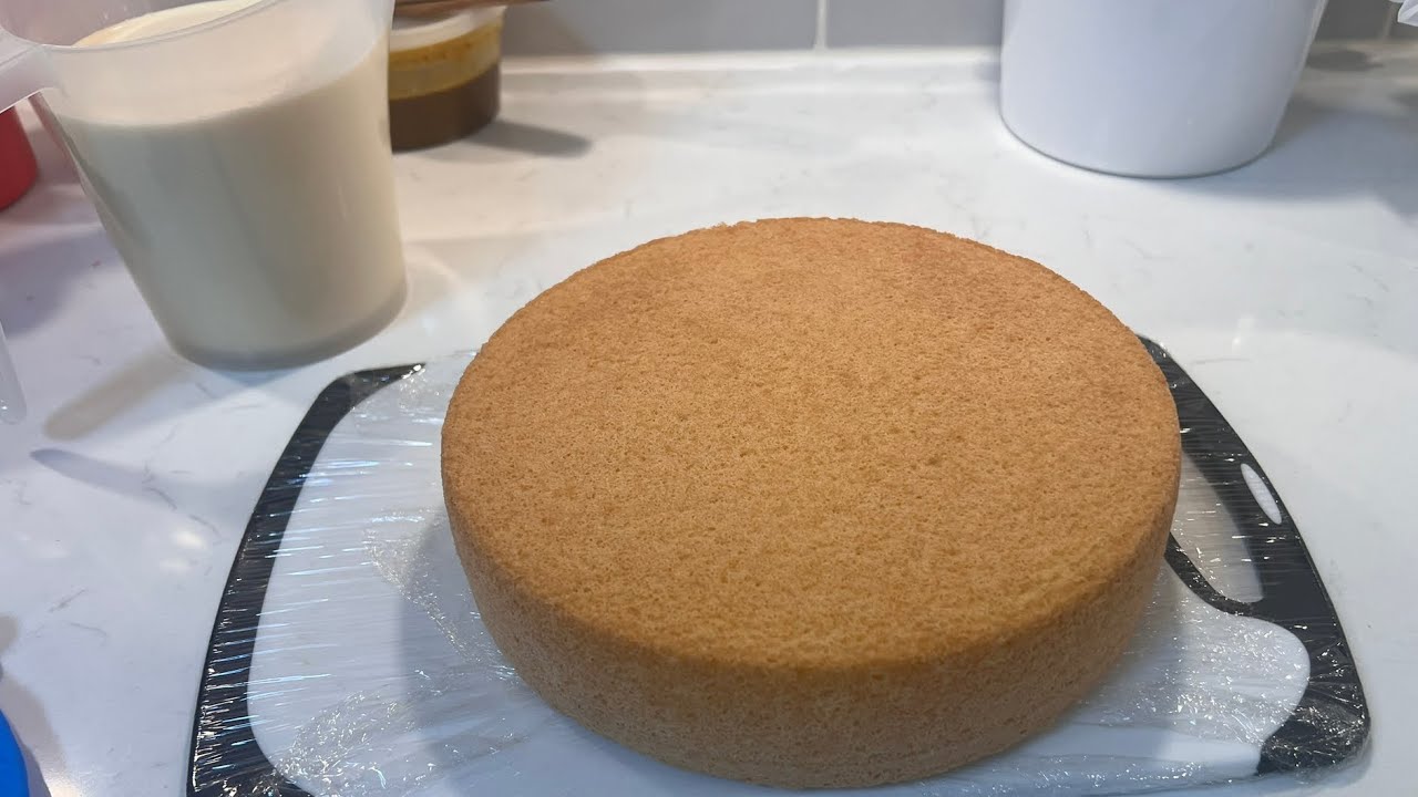 Haciendo pan esponja para un pastel 🍰 18 a 20 personas