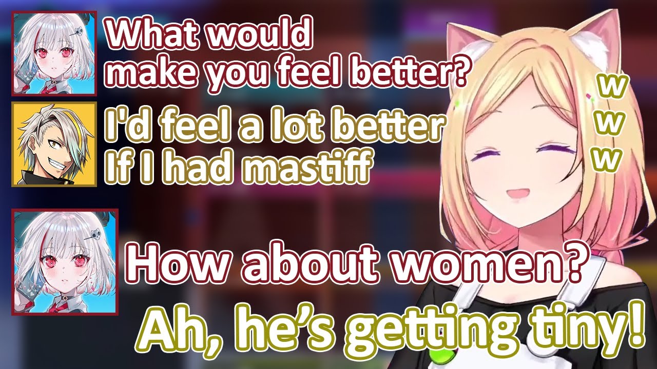 Dtto. Trying to Give a Women to Meika So He Can Feel Strong and Carry the Game [Aki Rosenthal/Dtto.]