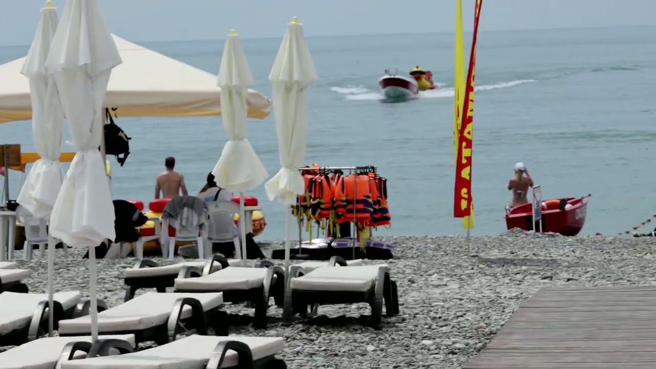 Sochi Riviera Island Beach Black Sea Walk    