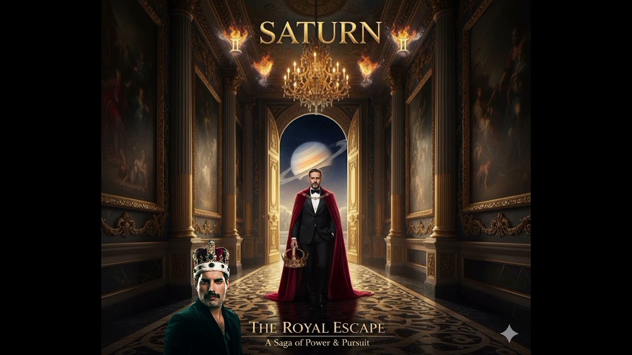 SATURN - The Royal Escape (tribute to Freddie Mercury) #freddiemercury #tribute #rock #ai 