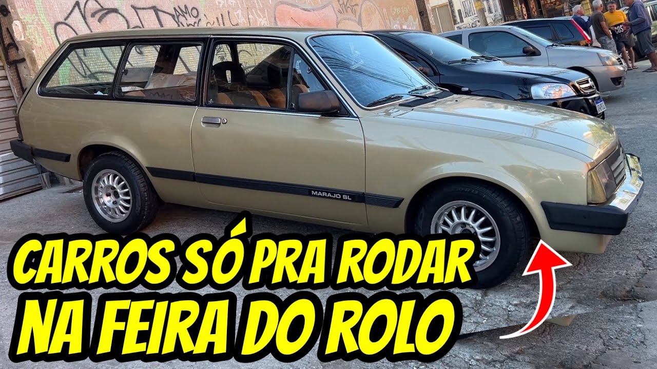 ENCONTREI ESSA FEIRA DO ROLO DE CARROS ANTIGOS USADOS !