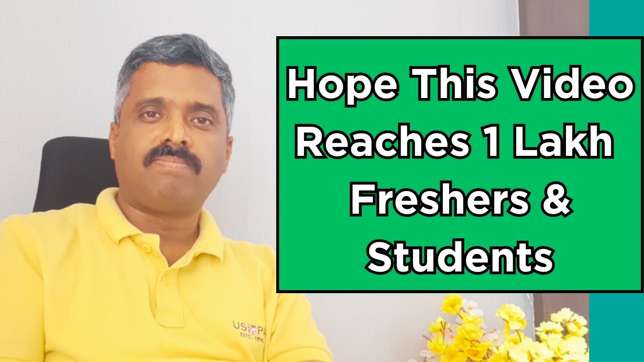 What Freshers Need to Know Before They Join a Job | Career Talk With Anand