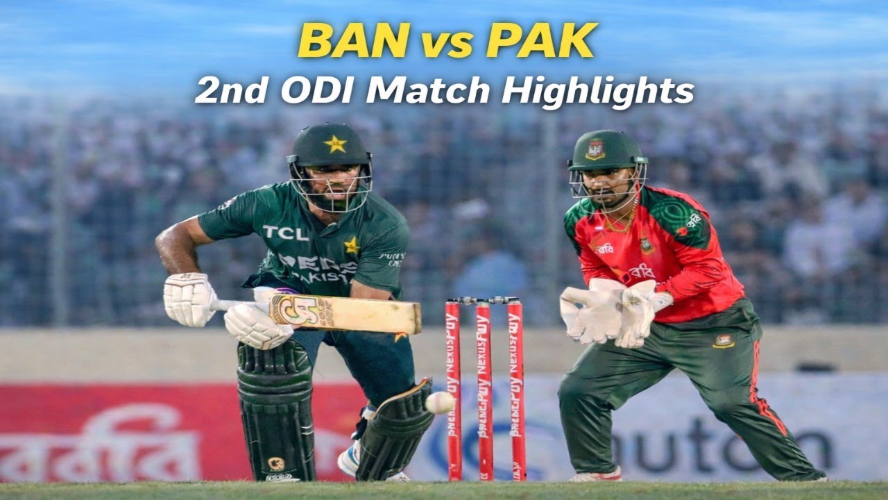 BAN vs PAK 2nd ODI Highlights 2026 | Bangladesh vs Pakistan Today Match Highlights