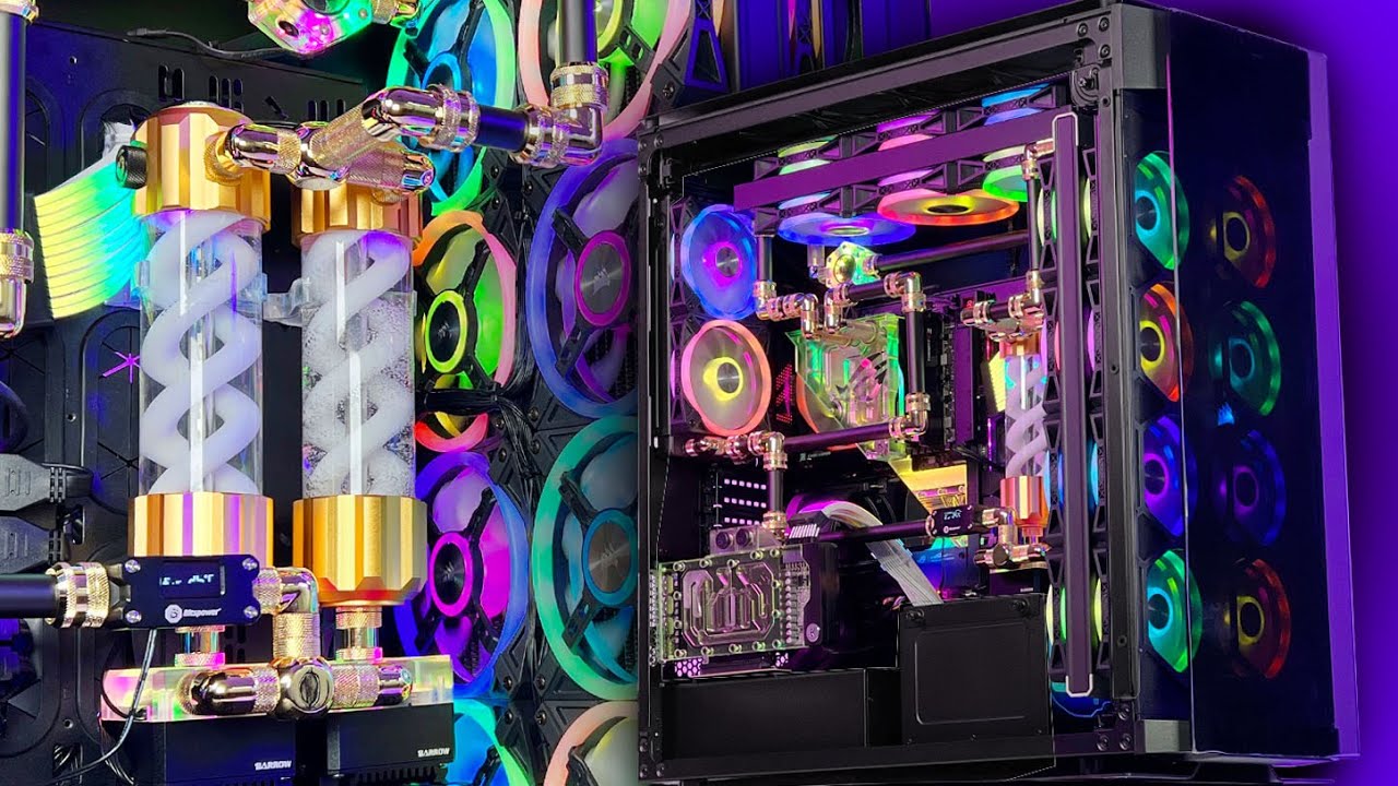 ПК CORSAIR 1000Dㅣ12900KSㅣMAXUMUS Z690 Extreme Glacial с водяным охлаждением стоимостью $9800