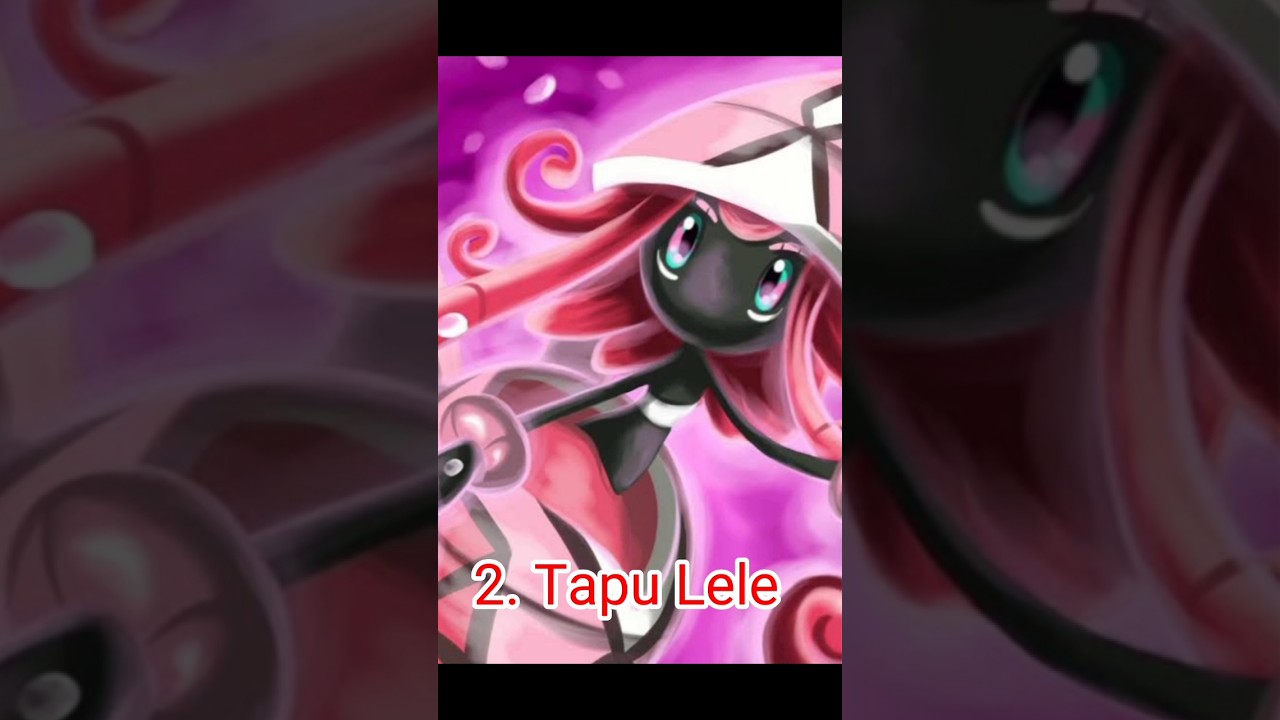 Top 4 Strongest Legendary Tapu Pokemon || #shorts #pokemon #viral