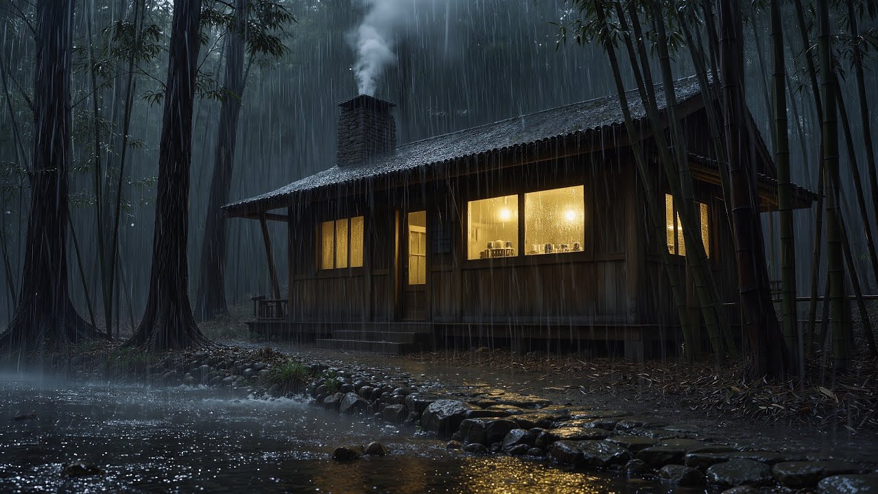 Heavy Rain on Roof ASMR⛈️ | Relax, Study, Sleep – 30 Minutes