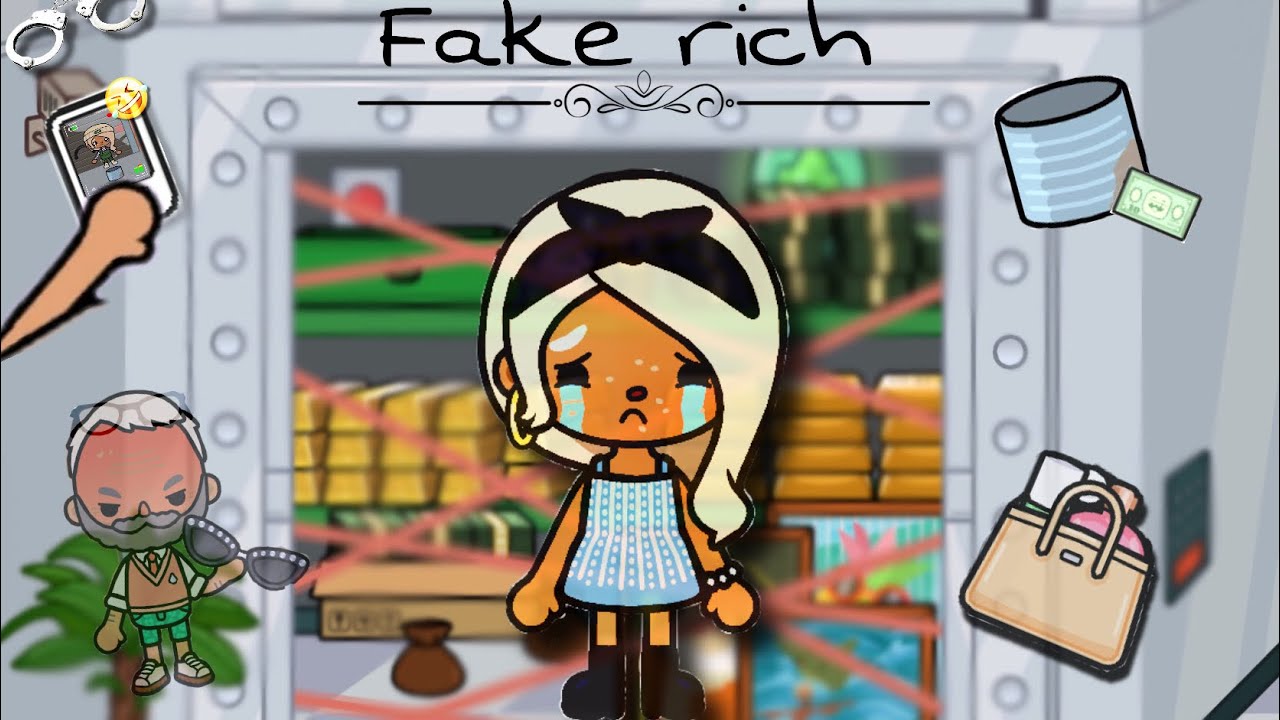 FAKE RICH 🤑 💴🤡 ll TOCA BOCA RP 🌎ll *WITH VOICE🎙️* ll ENJOY!!!