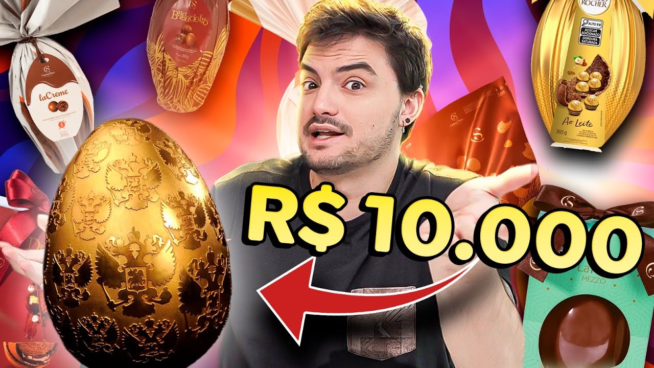 ABRINDO OS OVOS DE PÁSCOA MAIS CAROS DO BRASIL!