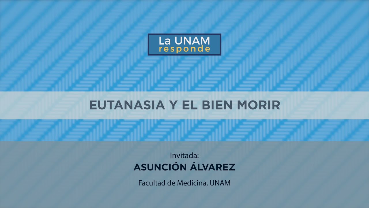 Eutanasia y el bien morir. La UNAM responde 1096