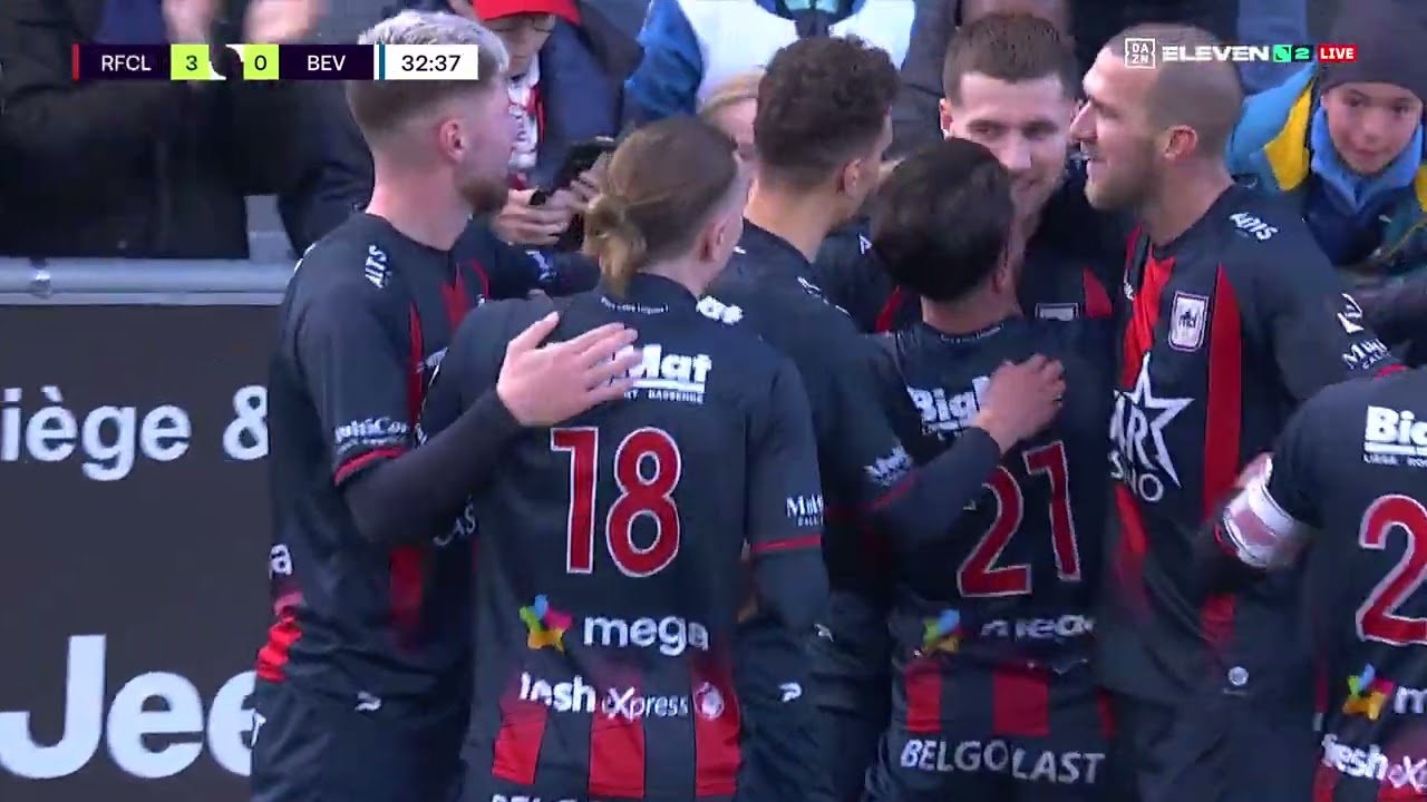 RFC Liège-Beveren 5-1 (D1B)