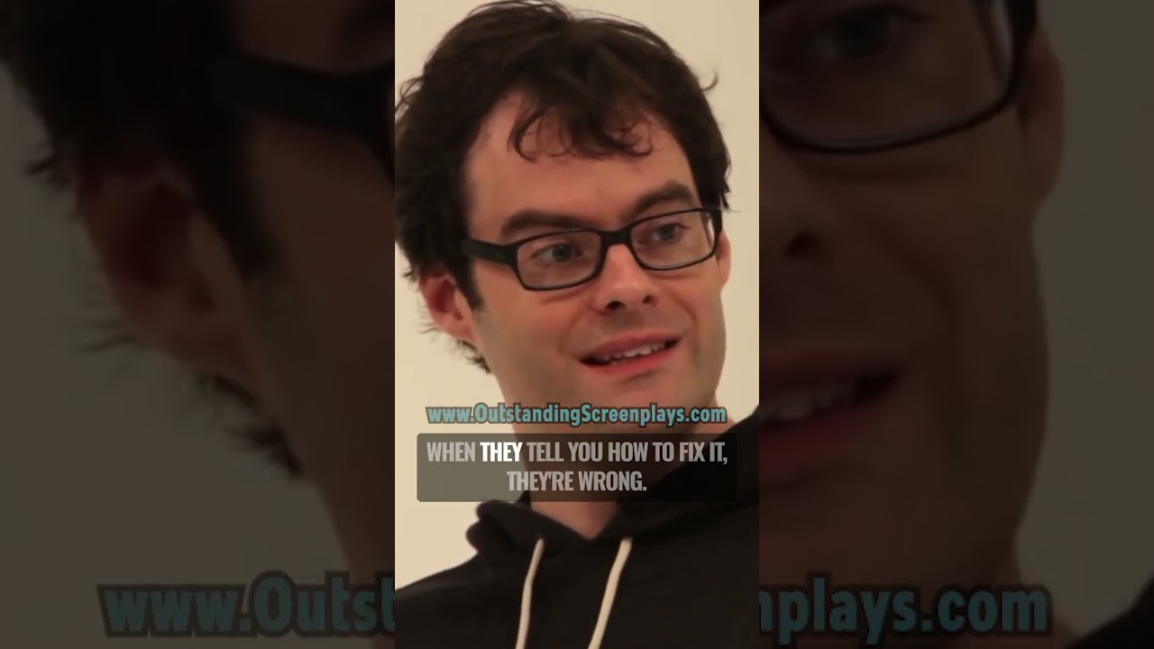 Bill Hader's most HELPFUL Writing Advice