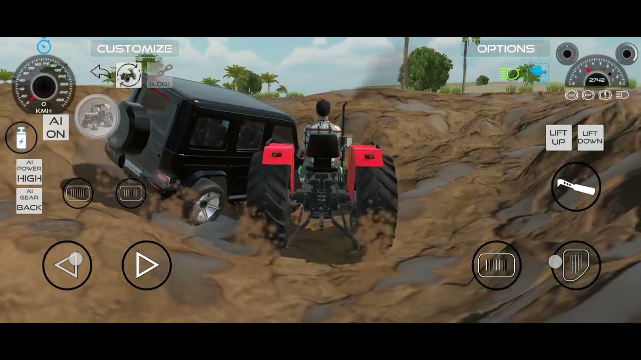 Scorpio 11 3D game tractor ke sath 🥴🚜