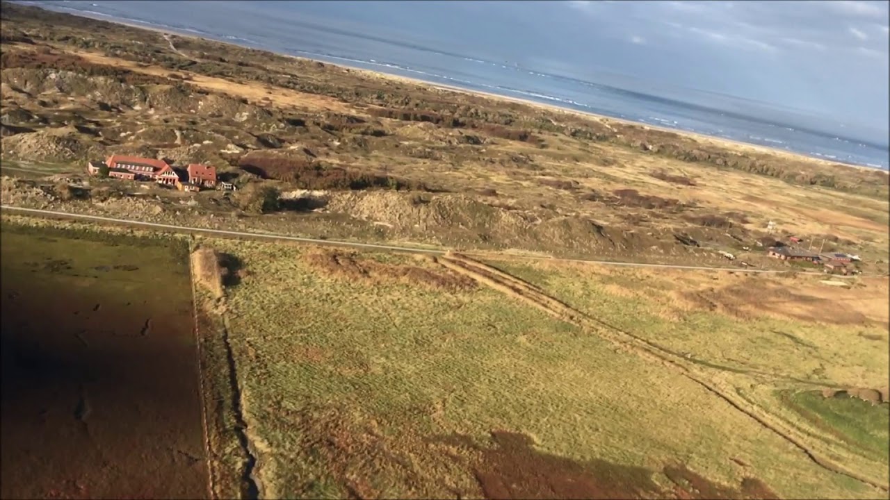 Anflug und Landung auf Baltrum