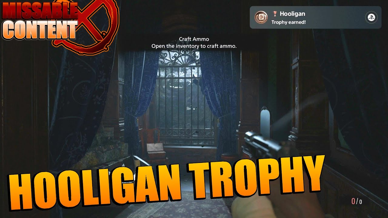 Resident Evil 8 Village Hooligan Trophy / Achievement Guide | Smash All Castle Windows RE8