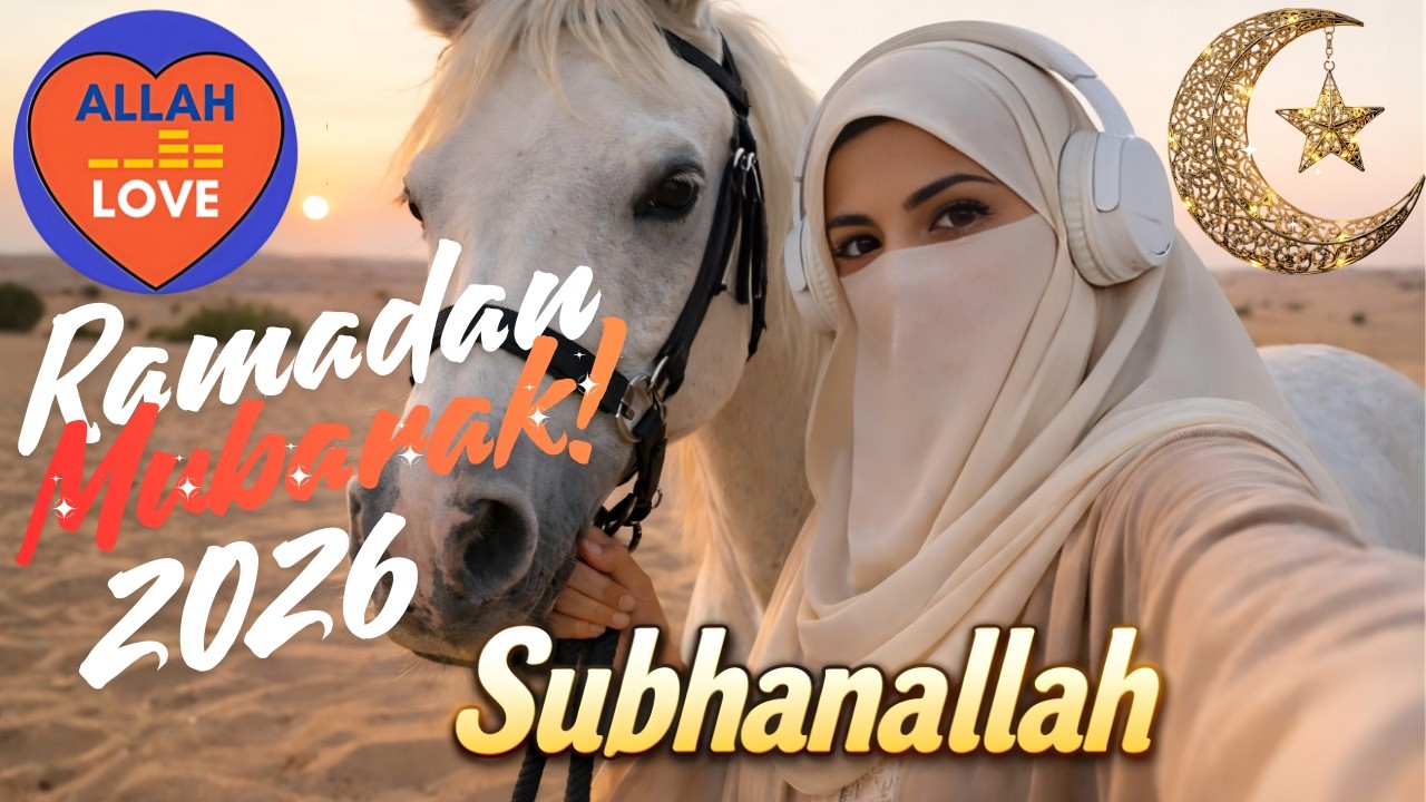 💐Ramadan Mubarak 2026 🌙✨ سبحان الله | Peaceful Desert Vibes & Spiritual Reflection