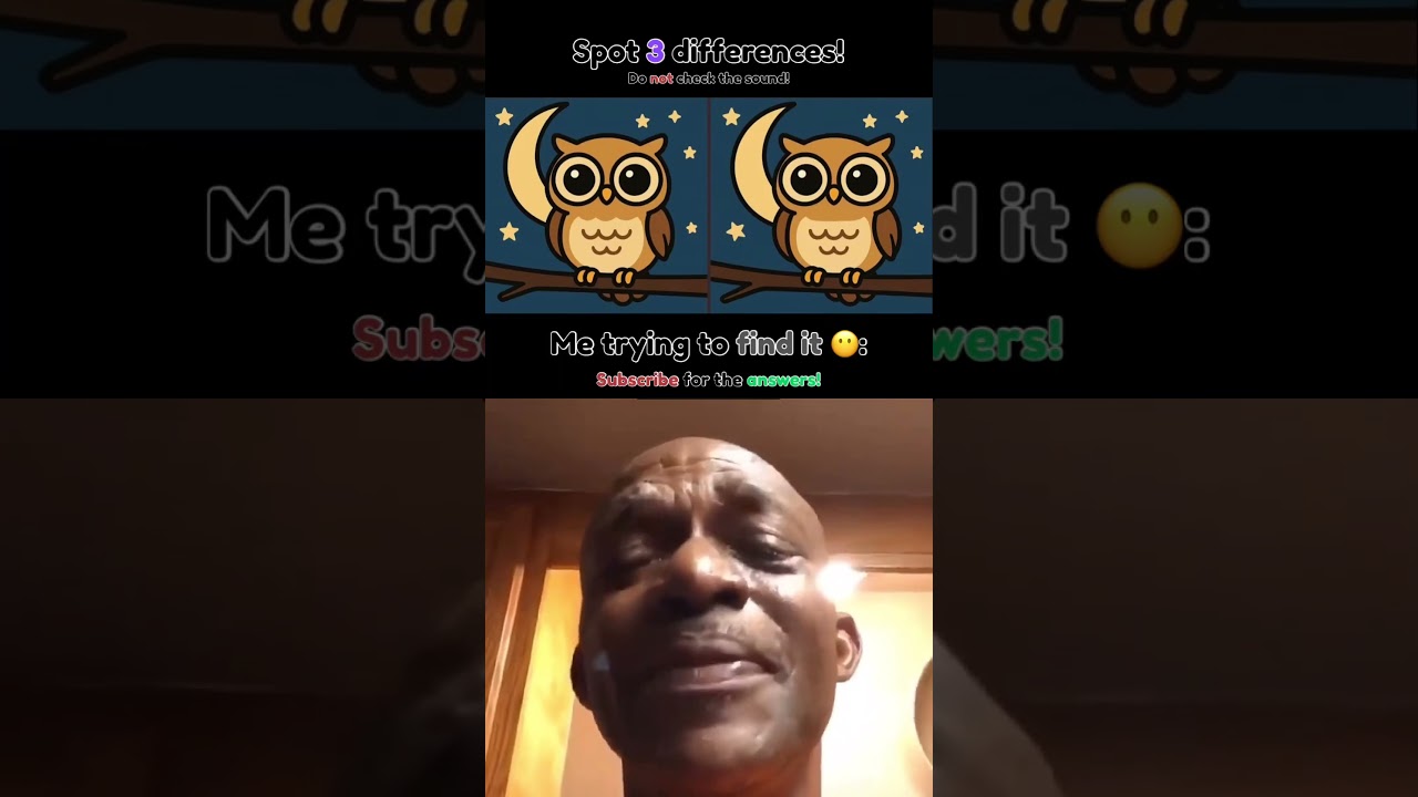 Subscribe for the answers! 😭😭#funny #meme #youraveragenoob #spotthedifference #puzzle