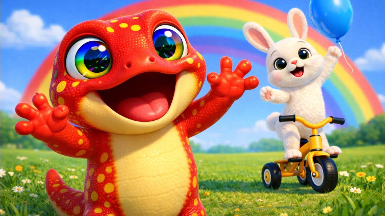 CICAK🦎 - Pelangi-pelangi Alangkah Indahmu🌈 - Balonku ada Lima🎈 - Lagu Anak Indonesia Populer