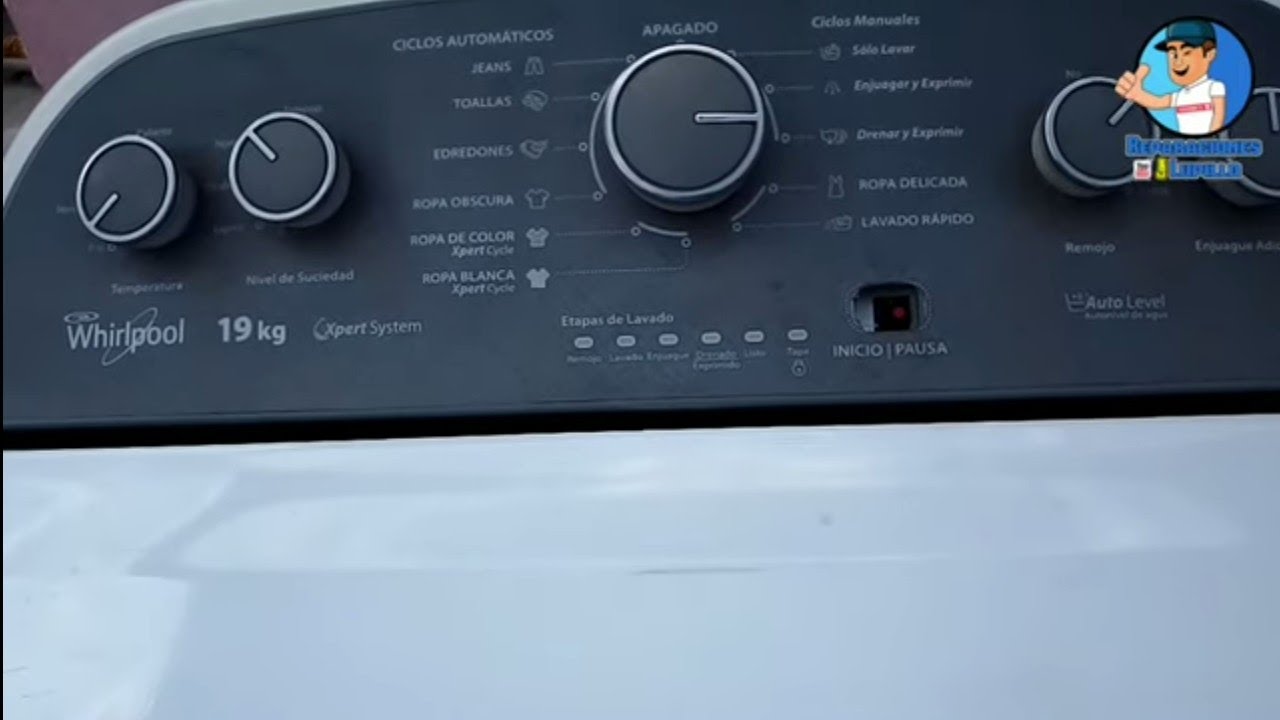Lavadora whirlpool se quedó trabado el seguro de tapa, como cambiarlo