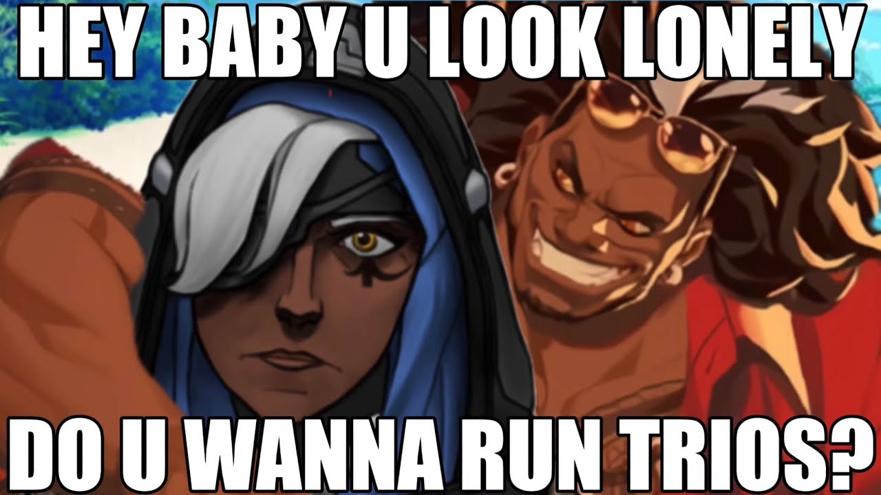 reinhardt and ana go to the beach