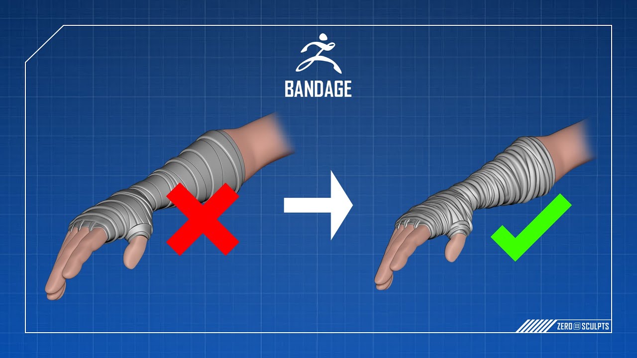Tutorial Bandage - Zbrush