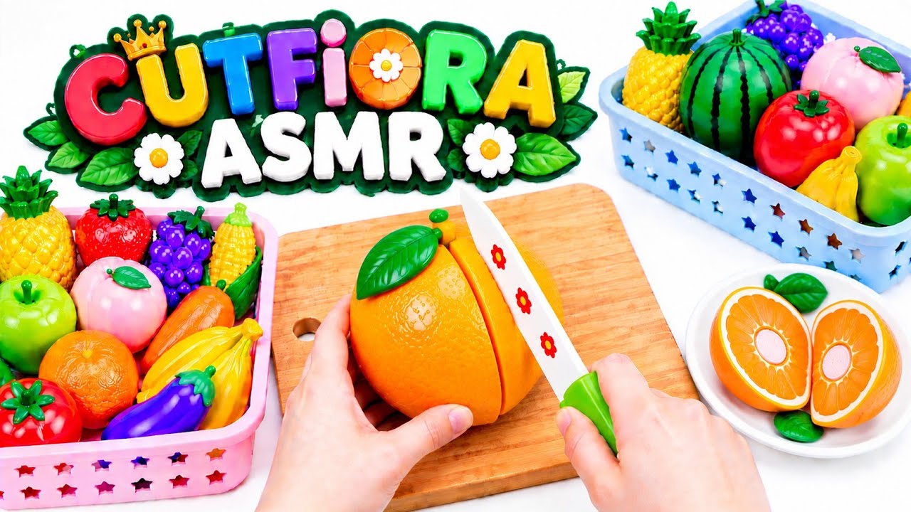 Magical Fruit Slicing Sounds 🍓🥑🍞 🍑