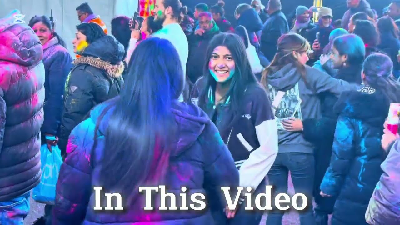 Holi celebration in Amsterdam Netherlands | 2025-14-March - Indian Holi festival