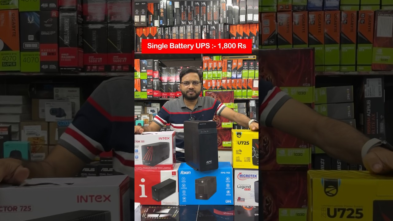 Watch This Before Buying a Gaming PC | PC UPS Prices starting from 1,800 in India  #ups