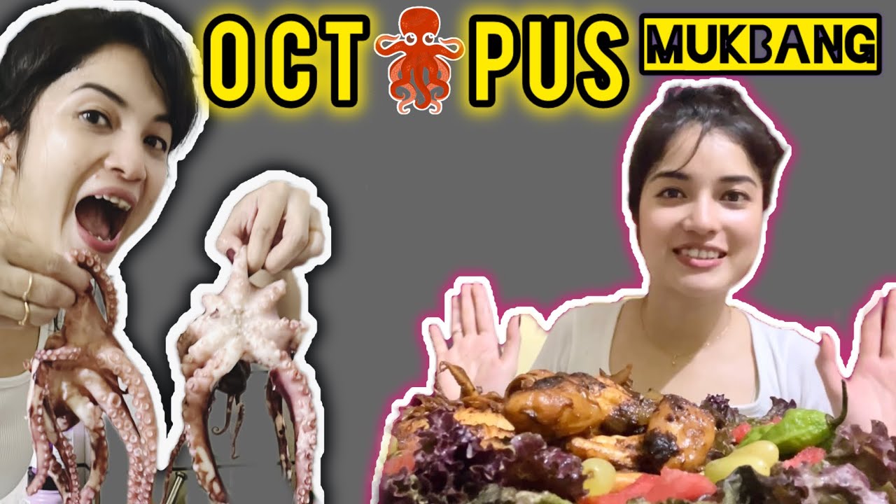 Thokmani Octopus 🐙 Rs20😲 Biva jamatia mukbang vlog #lifestylevlog #mukbang #seafood