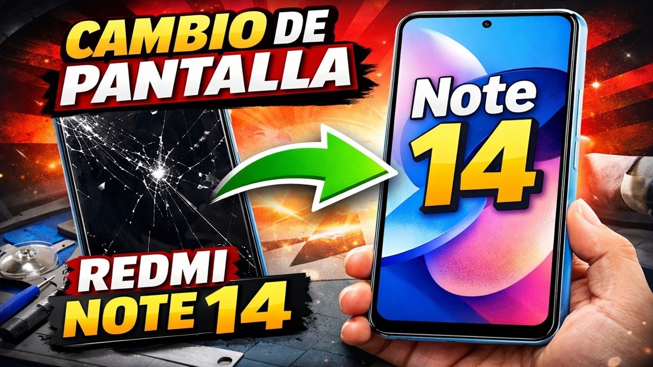 🔧 Reparando un Redmi Note 14 Paso a Paso | Cambio de Pantalla y Solución Completa
