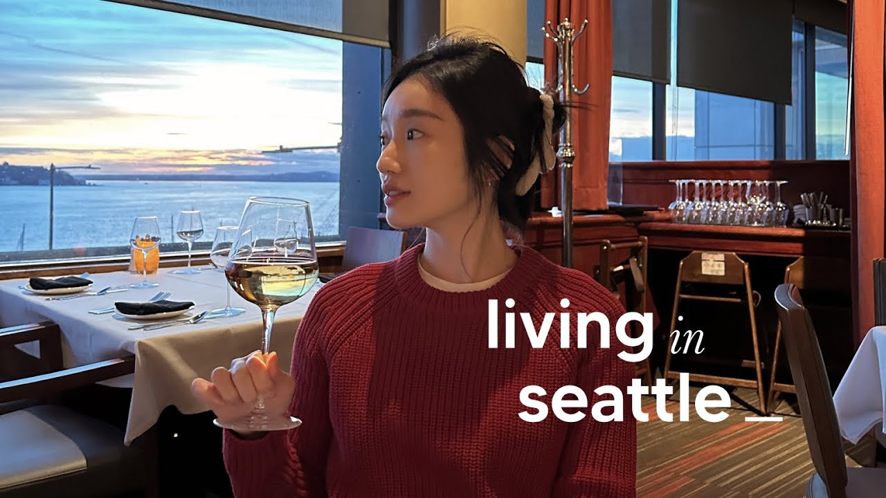 living in seattle | 媽媽來美國陪我過年🧧/逛派克市場/西雅圖周邊瀑布兩日遊🏞️
