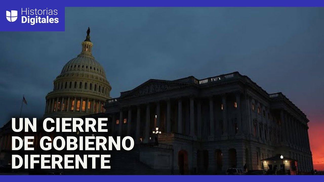&iquest;Por qu&eacute; es diferente este cierre de gobierno? Te explicamos
