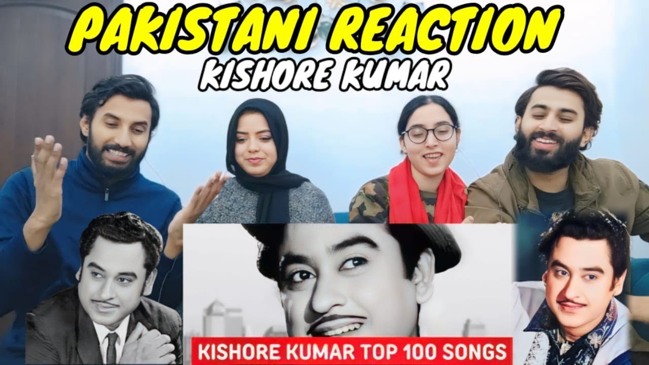 TOP 100 SONGS OF KISHORE KUMAR|100 HIT SONGS|PAKISTANI REACTION 