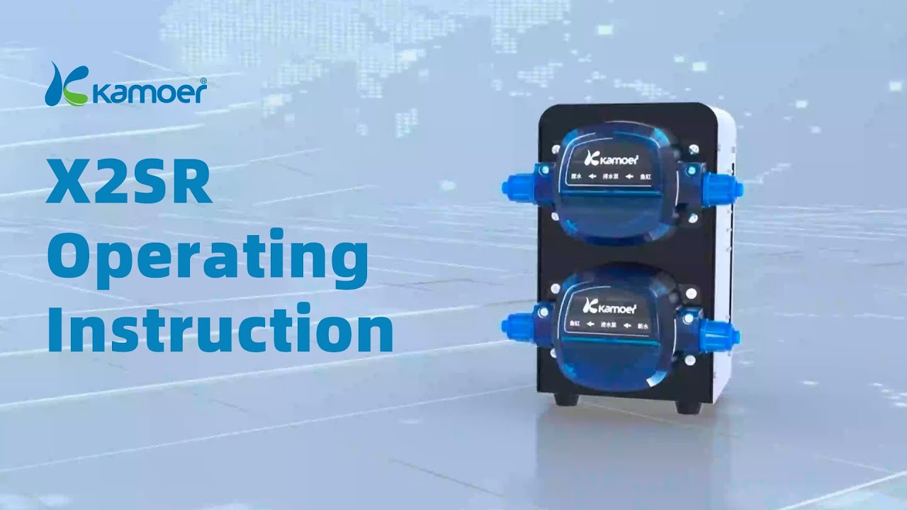 X2SR Operating Instruction #kamoer #tank #fishing #dosing #dosingpump #kamoerpump #kamoerdosing