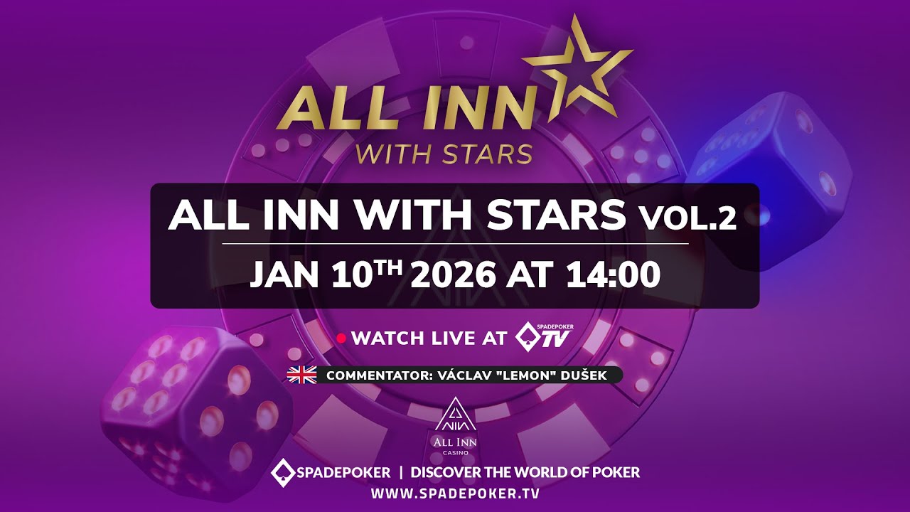 LIVE: ALL INN WITH STARS vol.2 (All Inn Casino Prague) 🇨🇿