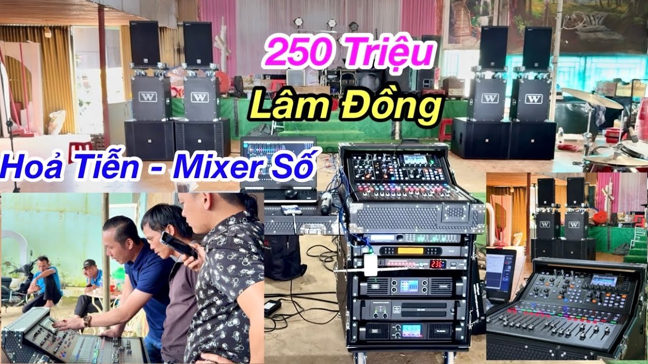 Lên Band Nhạc “ Bàn Giao Dàn Hoả Tiễn Và Mixer Số - 250 Triệu Tại Lâm Đồng. LH 0933991244