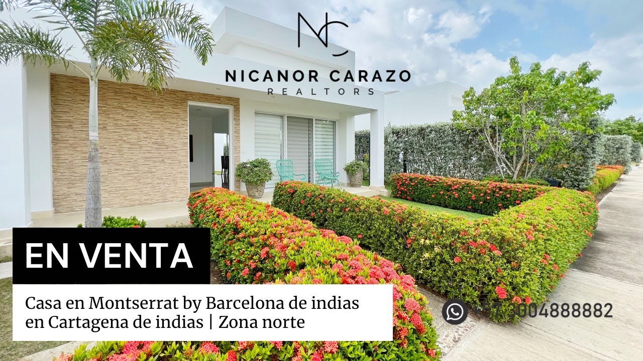 🚩 Vendemos CASA de 140 mts2 de 1 nivel en Montserrat by Barcelona de indias en #Cartagena de indias