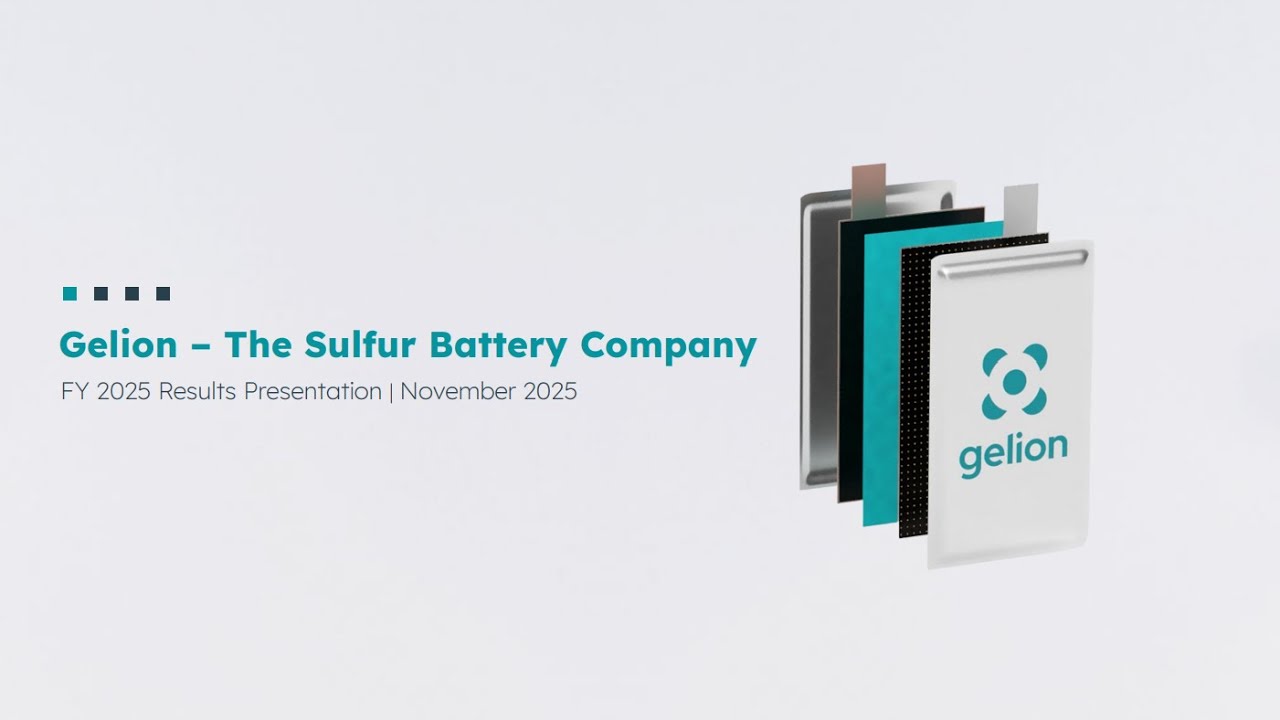 GELION PLC - FY25 Results