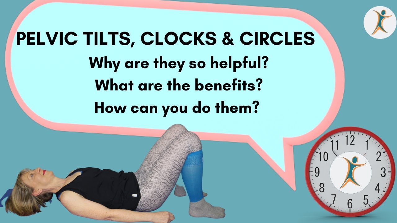 Pilates Pelvic Tilt, Pelvic Clock, Pelvic Circles