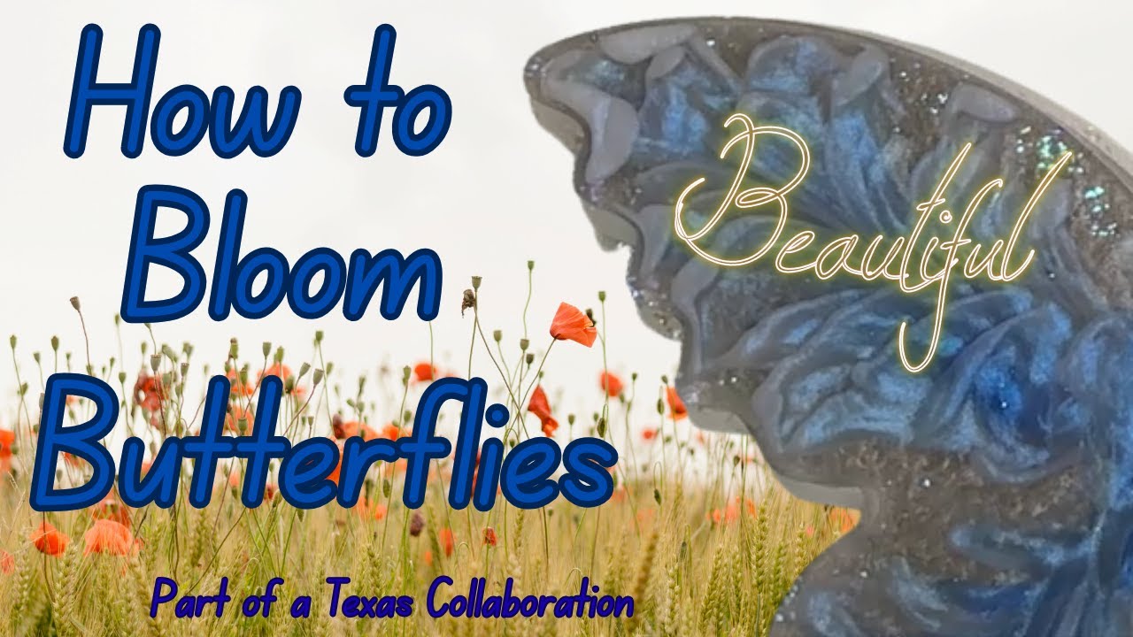 021 Blooming Epoxy Resin Coasters - A Texas Collaboration